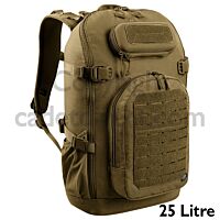 Highlander Stoirm Dark Coyote Tan Rucksack - 25 Litre