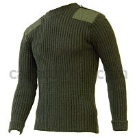 british army jumper olive green