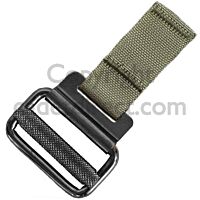 Black Roll Pin Buckle with MTP Light Olive Tab