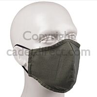 Olive adjustable wide fit face mask