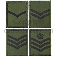 Other Ranks UBACS / Osprey Rank Badges, Olive Green