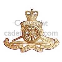 Royal Artillery Officers Cap Badge