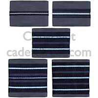 RAF Officers Rank Slides No 2 Dress Dark Blue Border