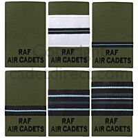 RAF Air Cadets Officer Rank Slides Olive Green