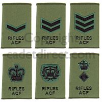 Army Cadet Rank Slides | ACF Rank Slides | Army Cadet Badges