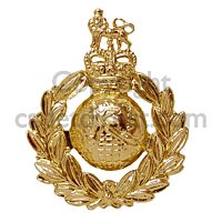 Royal Marines Gilt Cap Badge