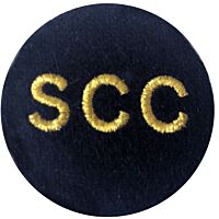 Royal Marines Cadets SCC Arm Badge, Gold On Dark Navy