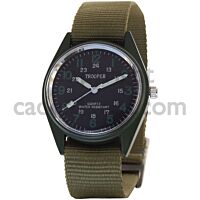 G10 Type Field Watch, Quartz, Olive Strap