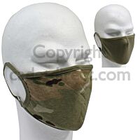 Multicam Reversible Face Mask With Nose Wire