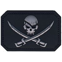 Skull & Crossed Swords Morale Velcro Patch