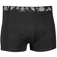 Military Sports Boxer Shorts, Black Skulls