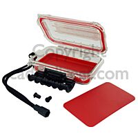 Plano Guide Series Waterproof Case - Small Red