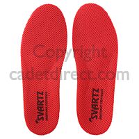 Svartz Absorber Footbeds, Red on Black