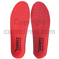 Svartz Ortopedix Stabilizer Footbeds, Red on Black