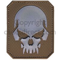 3D Skull Patch MTP Tan