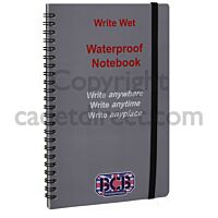 Water resistant notebook