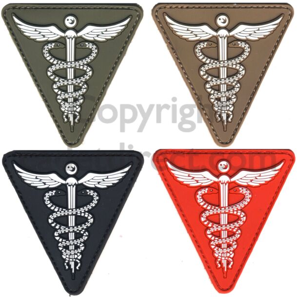 3D Medic Patch, Hook and Loop Backed