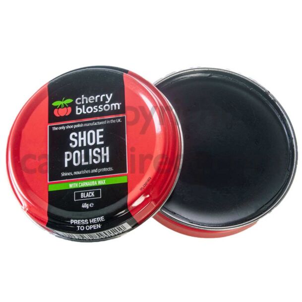 Cherry Blossom black High Gloss Military Polish | Cadet Direct