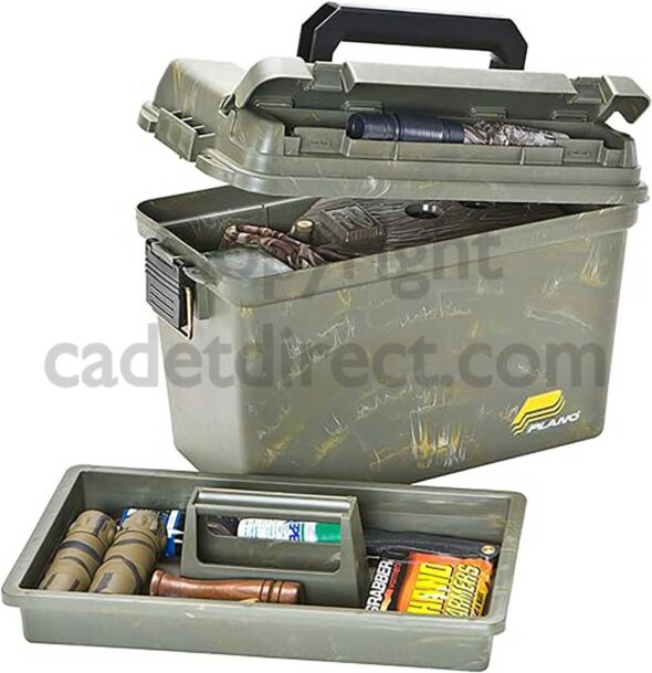 Field Ammo Storage Box With Brass Bail Latch