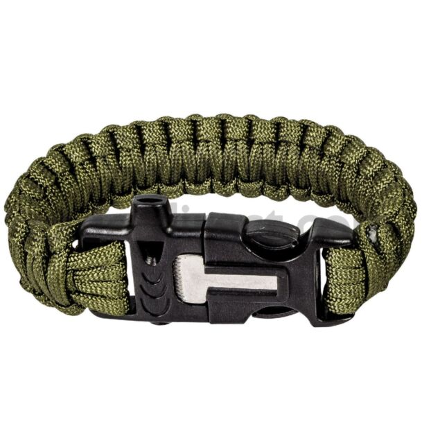 Electomania Outdoor Paracord Bracelet with Flint Fire Starter Scraper –  Electo Mania