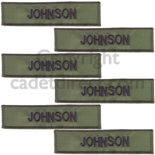 Military name badges best sale velcro