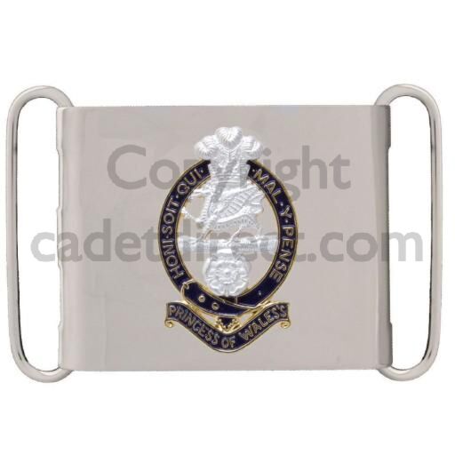 Scottish brass shoulder belt plate of the Black Watch (Royal