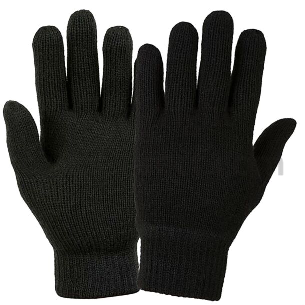 Highlander Drayton Thinsulate Lined Gloves | Black | 4 Sizes | Cadet Direct