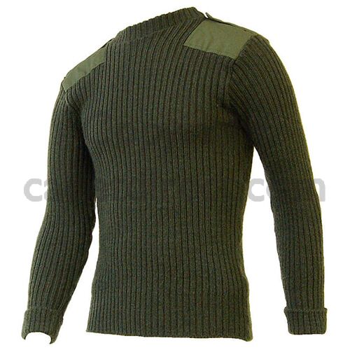 British Army Jumper Olive Green