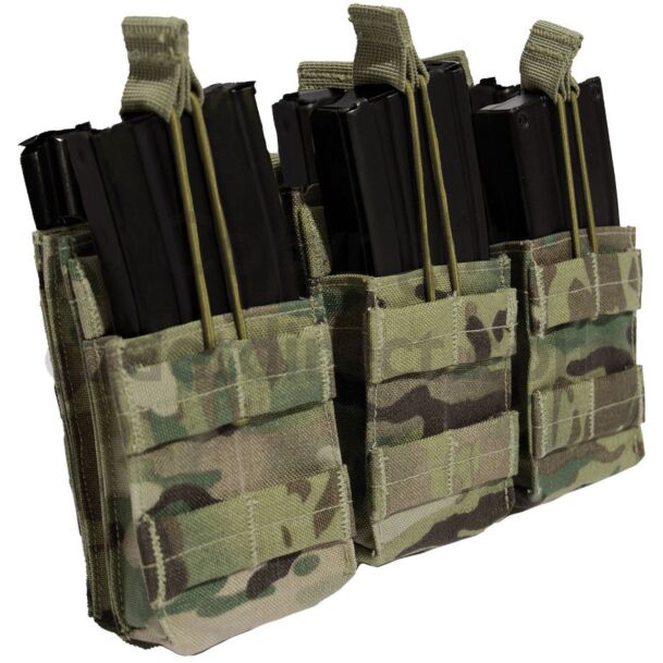 Multicam Mag Pouch, Triple Stacker 5.56mm