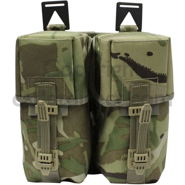 イギリス軍 PLCE バックパック ロング サイドポーチ付 DPMカモ