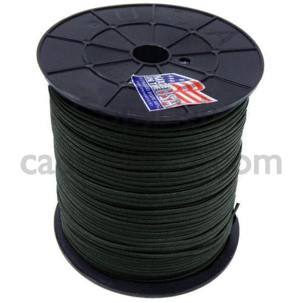 Olive Drab Nylon Braided Paracord, 5mm