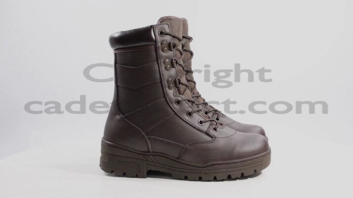 Delta Patrol Boot Full Leather MOD Brown Army Boots Cadet Direct