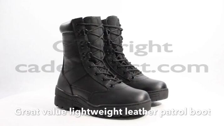Delta Patrol Boot Lightweight Leather Boots Cadet Direct