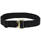 Raven British Security Forces Black Roll Pin Belt With Bright Buckle