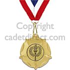 Blank Cadet Forces Gold Medal with Ribbon