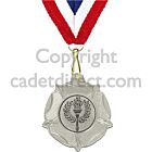 Blank Cadet Forces Silver Medal with Ribbon