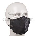 Black Camo adjustable wide fit face mask