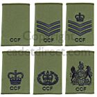 CCF Rank Slides, (CFAV Ranks) Olive Green