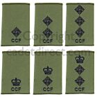 CCF Officers Rank Slides, Olive Green