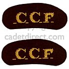 CCF Mess Dress Shoulder Titles, Pair, Black