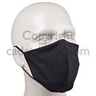 Washable black face mask, adjustable fit