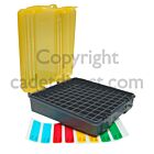 Yellow/Grey Plano Handgun Ammo Case 100 Round