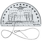 U.S. G.I. Coordinate Scale and Protractor — All American Military