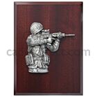 Shooting Figure Plaque