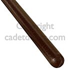 British Army Cane Leather Swagger Stick, Brown