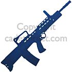 L98A2 Wooden Training Aid, Blue