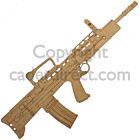 L98A2 Laser Engraved Wooden Training Weapon