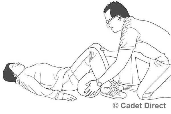 Abs knees position