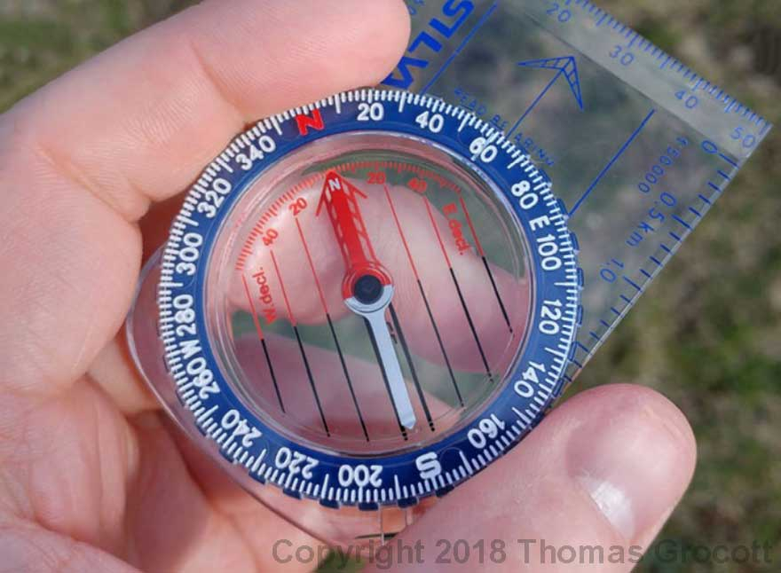Lining up the Compass to North