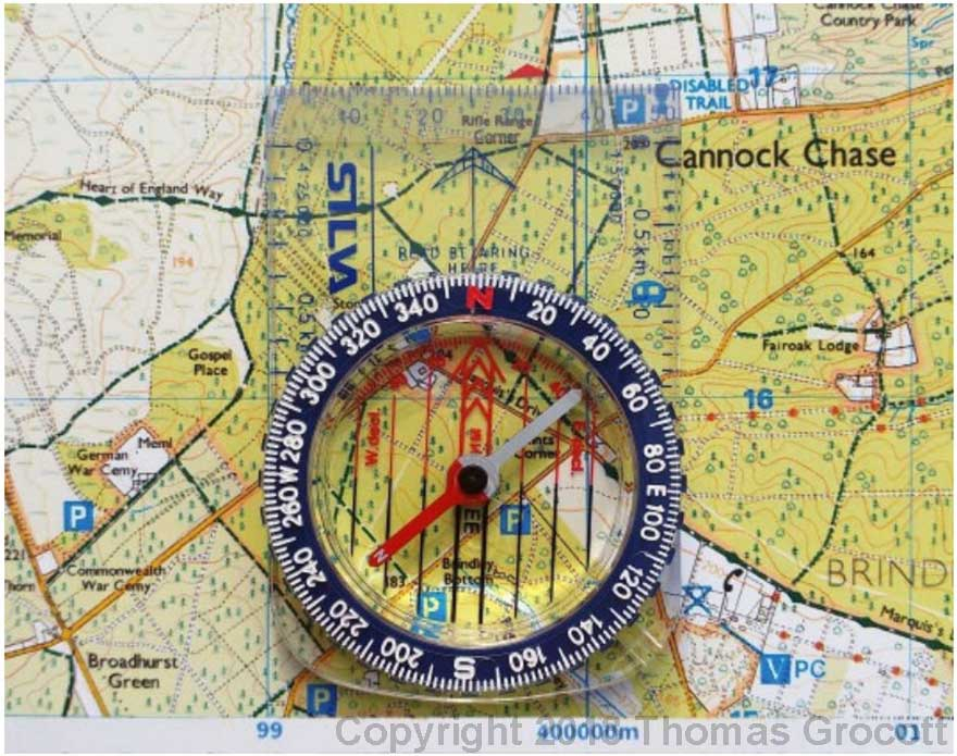 Lining up the Compass